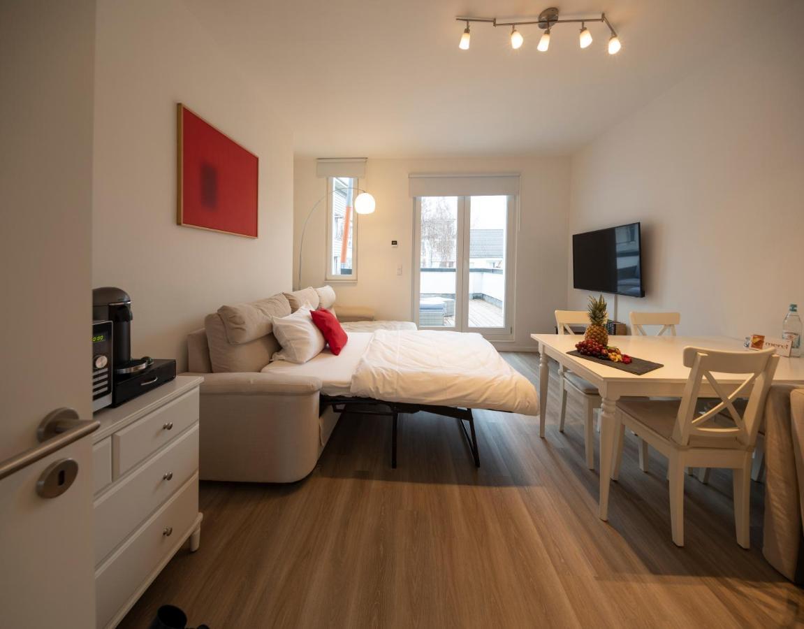 Jaybnb - Apartment Direkt Am Hafen Mit Terrasse Und Uhd Tv Dortmund Kültér fotó